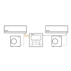 CZ-RCC5 TCA-Panasonic CN-CNT-Kabel (2 Stk.) zur Gruppenverdrahtung