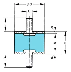 SWD-A TCA-Schwingungsdämpfer Typ A,